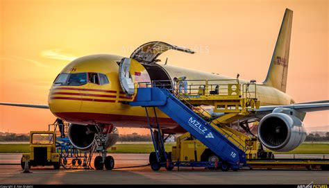 G Bmrh Dhl Cargo Boeing 757 200f At Zagreb Photo Id 688928