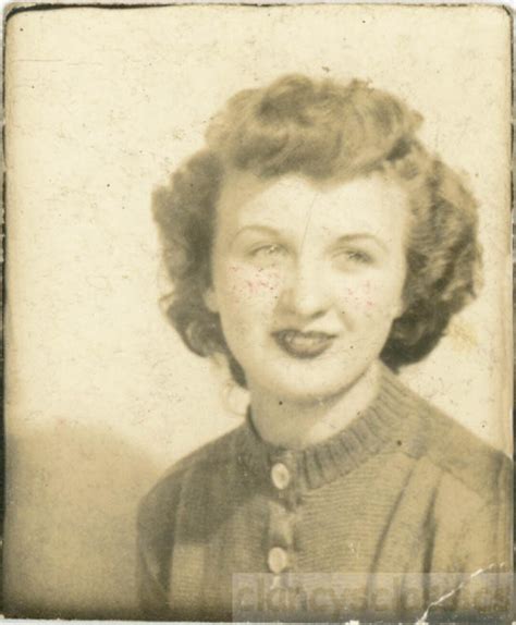 Vintage Snapshot 1944 Blond Sweater Girl Sylvia Lipstick Photo Etsy