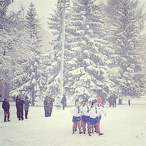 Shivering Russian Schoolgirls Forced To Parade In Tiny Skirts During Snowstorm To Show Loyalty