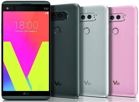 Lg Announces The V20 With Android 7 Second Screen And Dual Cameras