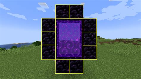 How To Make A Nether Portal In Minecraft Fastest Method Rock Paper