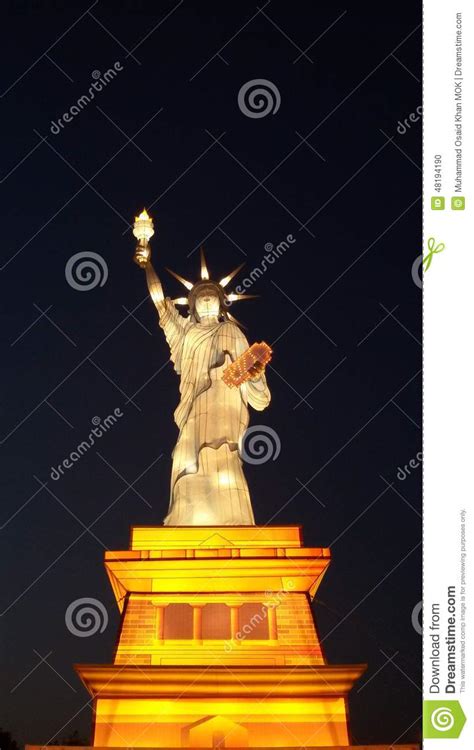 Replica Of The Statue Of Liberty Editorial Image Image Of Festival