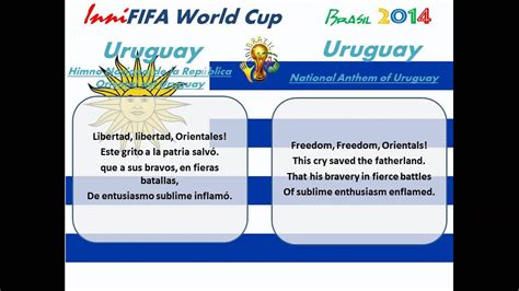 Uruguay Anthem Translated Himno Nacional De La República Oriental Del