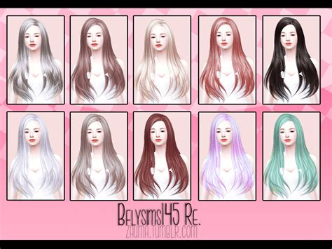 My Sims 4 Blog Butterflysims 145 Hair Retexture For Females By Zauma