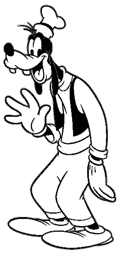 Goofy Coloring Pages 2 Disneyclipscom Images