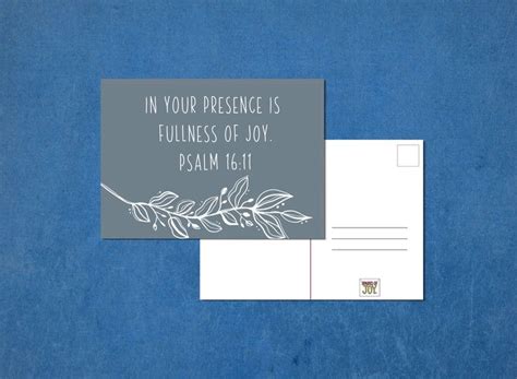 In Your Presence There Is Fullness Of Joy Psalm Etsy Psalm