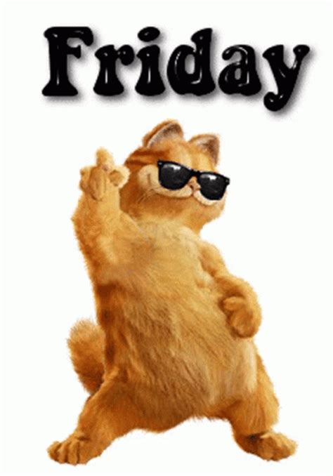 Happy Friday Garfield Animated