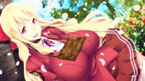 Safebooru Girl Blonde Hair Breasts Furyou Ni Hamerarete Jusei Suru Kyonyuu Okaa San Game Cg