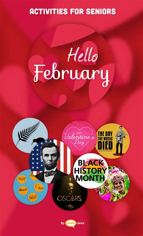 February Events And Ideas Activities Calendar