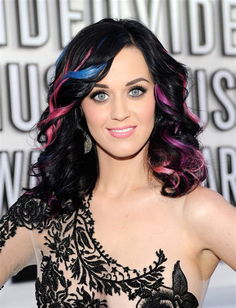 See katy perry's hair make its way through the rainbow. Katy Perry's Hair Evolution Billboard | Billboard