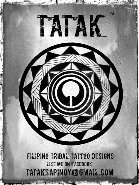 The philippines is home to a long, resilient history. I create Contemporary Filipino Tribal Tattoo designs ...