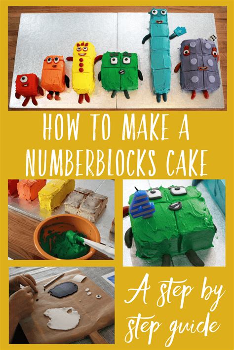 The next step is to frost the cake. How to make a Numberblocks cake - A step by step guide on how to make a CBeebies Numberblocks ...