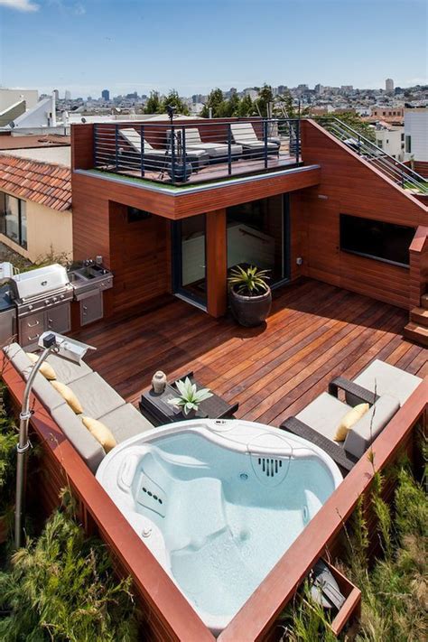 most ridiculous roof deck in sf for rent apartment included in 2022 roof terrace design