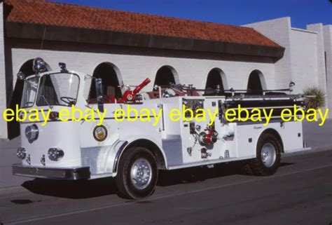 Fire Apparatus Slide 1963 Seagrave Kb Model Pumper Demming Nm F 1