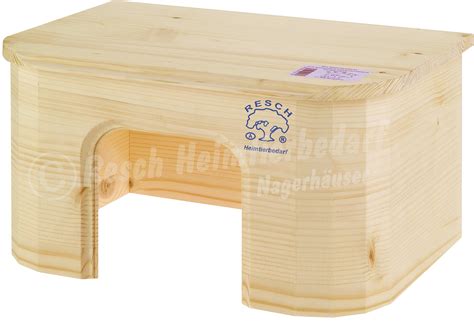 Buy Resch No17 Guinea Pig Bungalow Natural Solid Wood Made Of Spruce