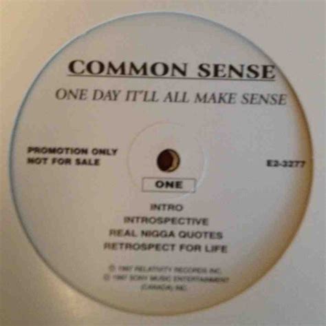Common One Day It`ll All Make Sense 1997 Vinyl Discogs