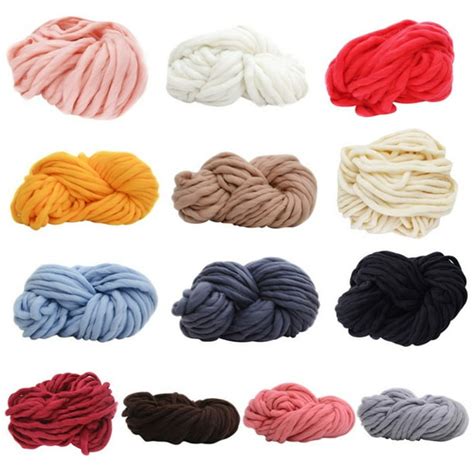 Super Big Soft Chunky Wool Yarn Bulky Arm Knitting Wool Roving