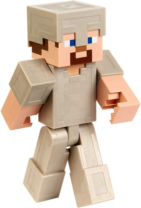 Minecraft Steve In Iron Armor Large Figure