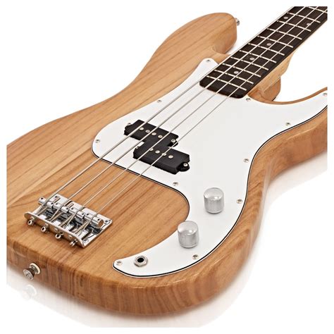 La Bass Guitar By Gear4music Natural B Stock At Gear4music