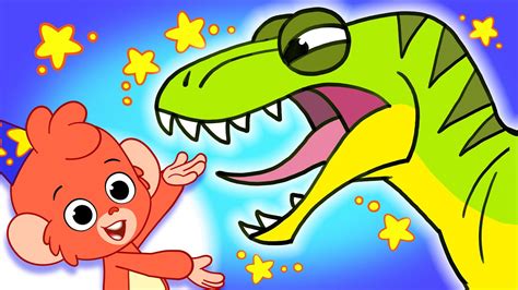 Learn Dinosaurs For Kids T Rex Triceratops Playing Dinosaur Cartoon
