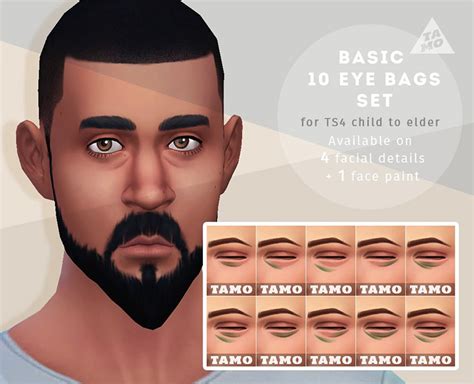 Sims 4 Cc Wrinkles Eye Bags Maxis Match Alpha Fandomspot Parkerspot