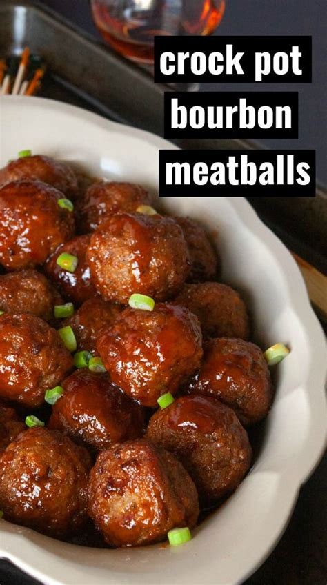 How to make crockpot bacon bourbon meatballs that make a perfect appetizer. Bourbon Meatballs | Recipe | Bourbon meatballs, Crock pot ...