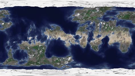 Artstation Advanced Procedural Planet Generator With Texture Map