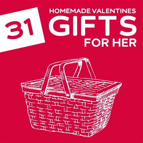 These thoughtful and romantic valentine's day gifts for her are perfect for your girlfriend, wife, mom, or friend, and will make her feel the love then and beyond. 31 Homemade Valentine's Day Gifts for Her | Dodo Burd