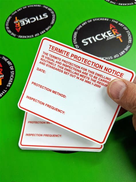 Termite Protection Stickers The Art Of Stickers Australia