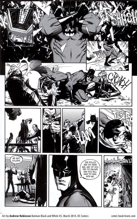 Batman Black And White 5 Andrew Robinson Batman Comic Books Batman