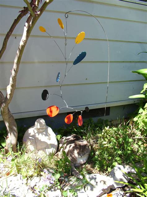 Frithmobiles Modern Art Blog Garden Mobiles Hanging Art With Nature