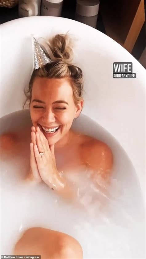 Hilary Duffs Husband Matthew Koma Films Beaming Beauty While Shes