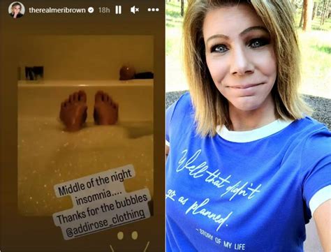 Sister Wives Meri Browns Nude Bath Tub Picture Gets Viral