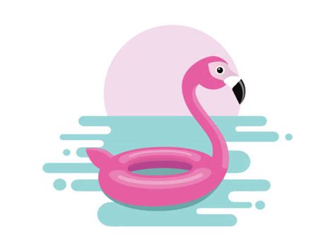 Flamingo Pool Illustrations Royalty Free Vector Graphics And Clip Art