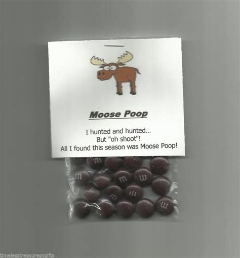 New Homemade Moose Poop Chocolate Candy Novelty Gag T Hunting Joke