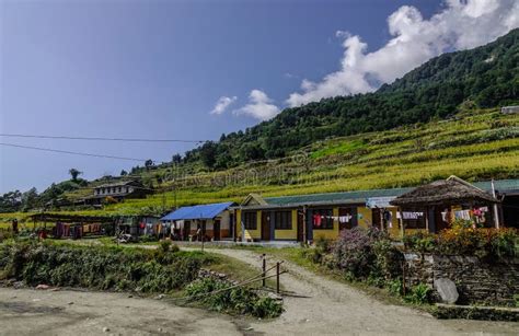 Mountain Village In Pokhara Nepal Stock Photo Image Of Landmark