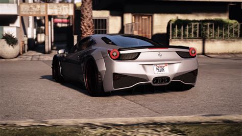 Prior Design Ferrari 458 Widebody Add On Tuning Liveries Gta5