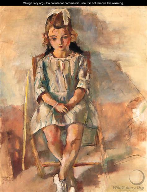 Jeune Fille Assise 2 Jules Pascin The Largest