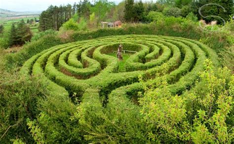 Labyrinth Im Garten Schritte Um Es Zu Entwerfen Und Zu Bauen