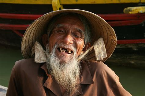 Smiling Vietnamese Man Hoi An Vietnam © All Rights Reserv Flickr