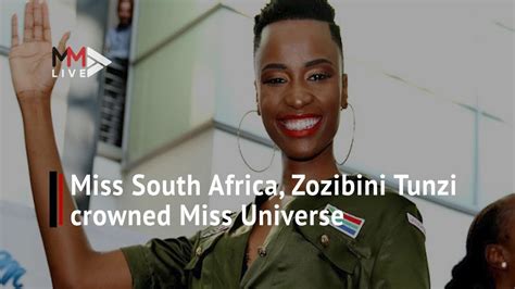 Watch The Moment Zozibini Tunza Wins The Miss Universe Crown Youtube