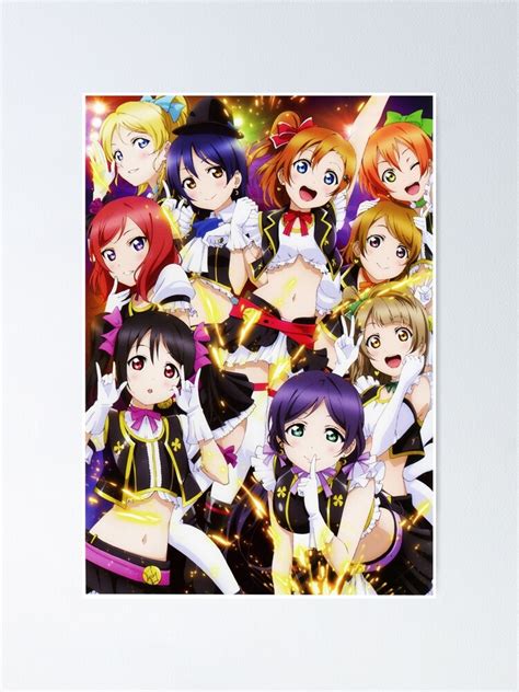 No Brand Girls Love Live Poster For Sale By Flarethevulpix Redbubble
