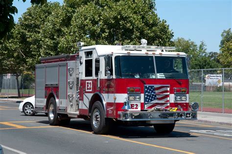 Fire Truck on the Move | A fire engine at the back of the pa… | Flickr
