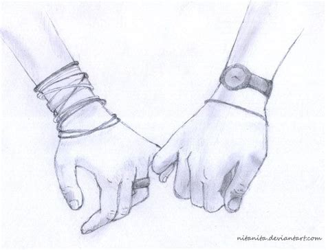 Hold Hands Drawing At Getdrawings Free Download