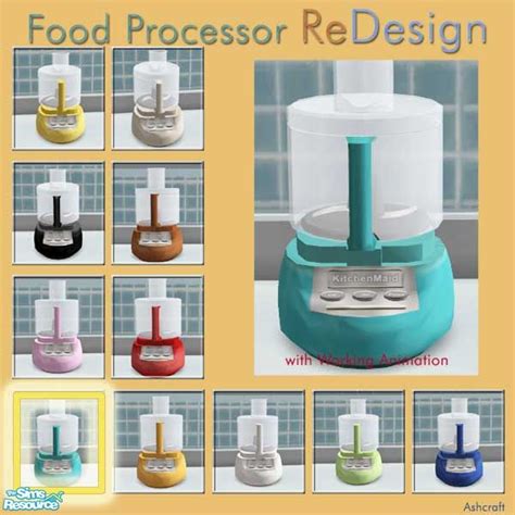 The Sims Resource Food Processor Redesign Teal