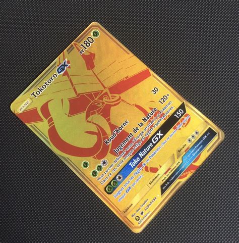 Carte Pokemon Tokotoro Gx Gold Sv91sv94 Soleil Et Lune Sl115 Fr Neuve