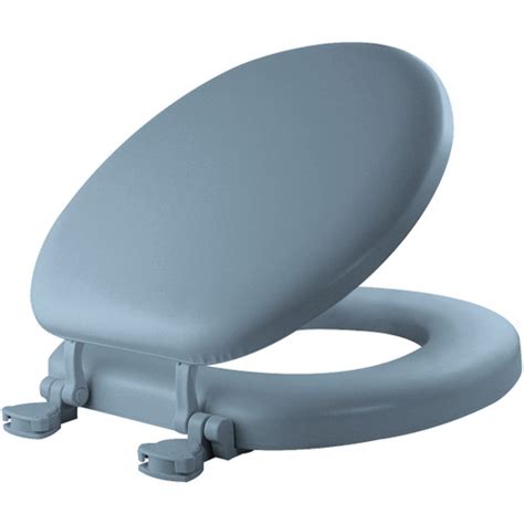 Mayfair By Bemis 1815cp 000 Elongated Cushioned Vinyl Soft Toilet Seat