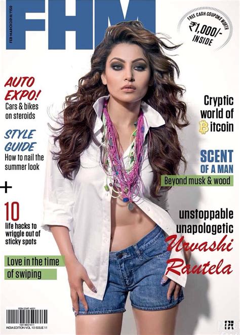 Urvashi Rautela Looks Scorching Hot On Fhm India Magazine Latest Issue