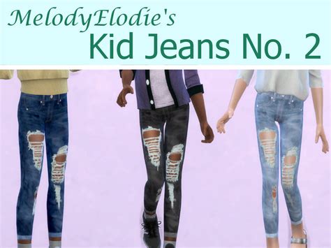 The Sims Resource Melodyelodie Kid Jeans No 2