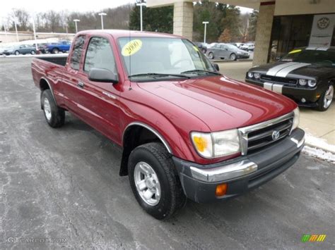 2000 Sunfire Red Pearl Toyota Tacoma Prerunner Extended Cab 88724637
